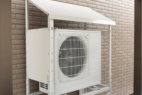 エアコン室外機防雪屋根 鈴文 室外機 日除け 遮熱 エアコン 日よけ 負けずガード 雨よけ