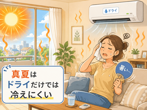 エアコンの除湿（ドライ）と冷房の電気代比較｜安いのはどっち